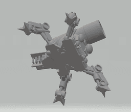 FHW: TiK tAAk Walking torpedo small v1.3 (BoD) 3d model