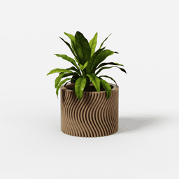 WAVE Collection - Planter Set 3d model