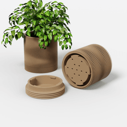 WAVE Collection - Planter Set 3d model