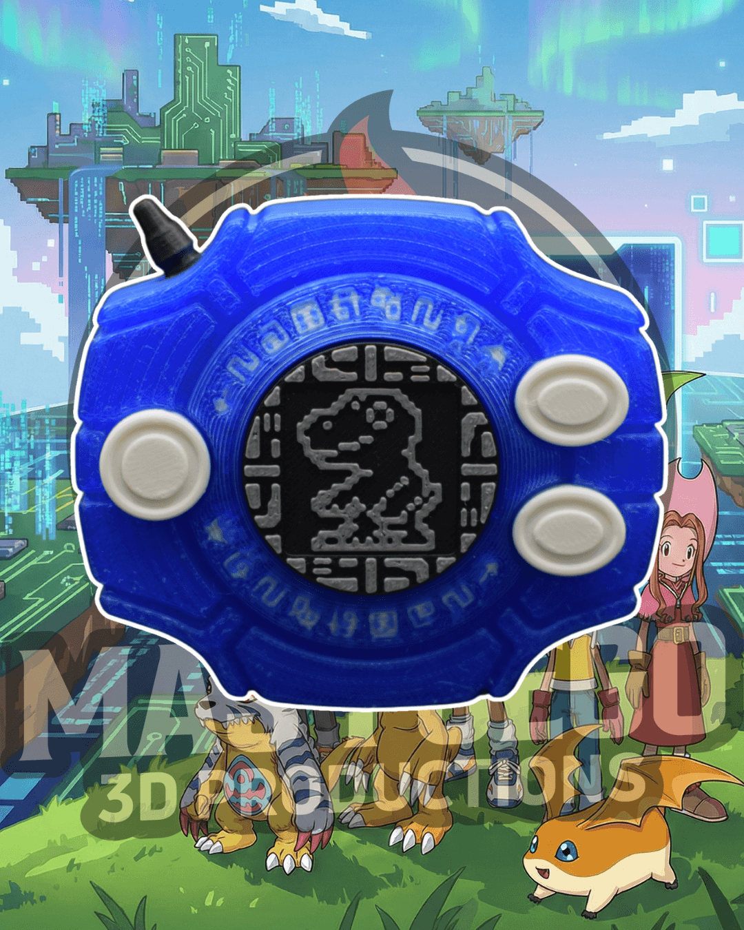 Digivice - Clickies - Keycap Fidget Clicker 3d model