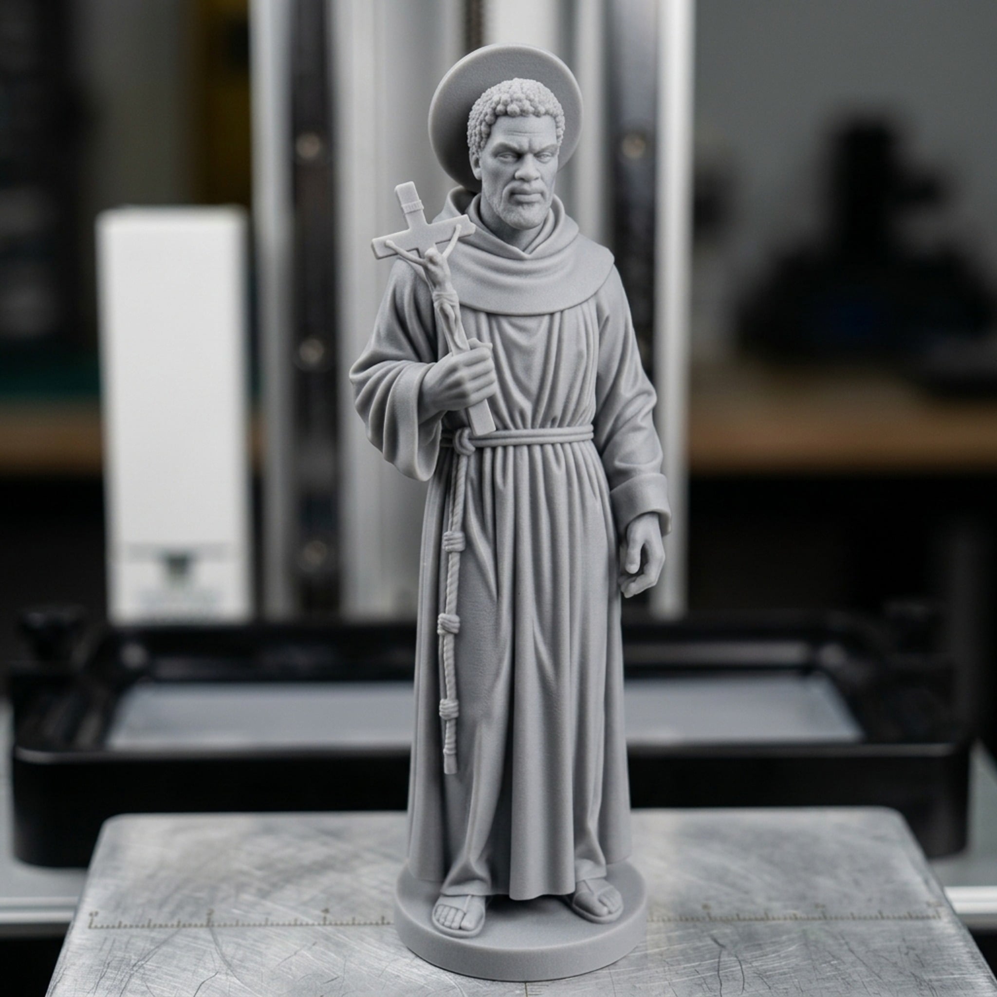 Saint Benedict Moor 3d model