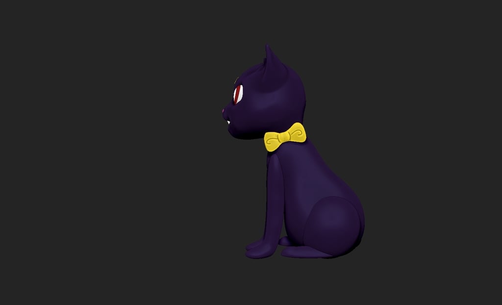 Sailor moon - Luna 3d model
