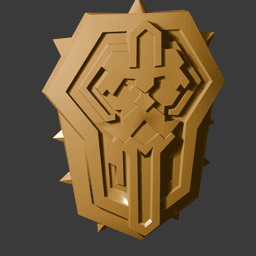 Dwarven Shield 3d model