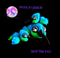 Hatchling Hummingbird (Personal Use) 3d model