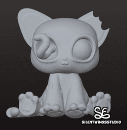 Zombie Kittie 3d model