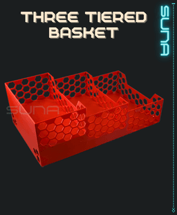 Three Tier Basket 3d model