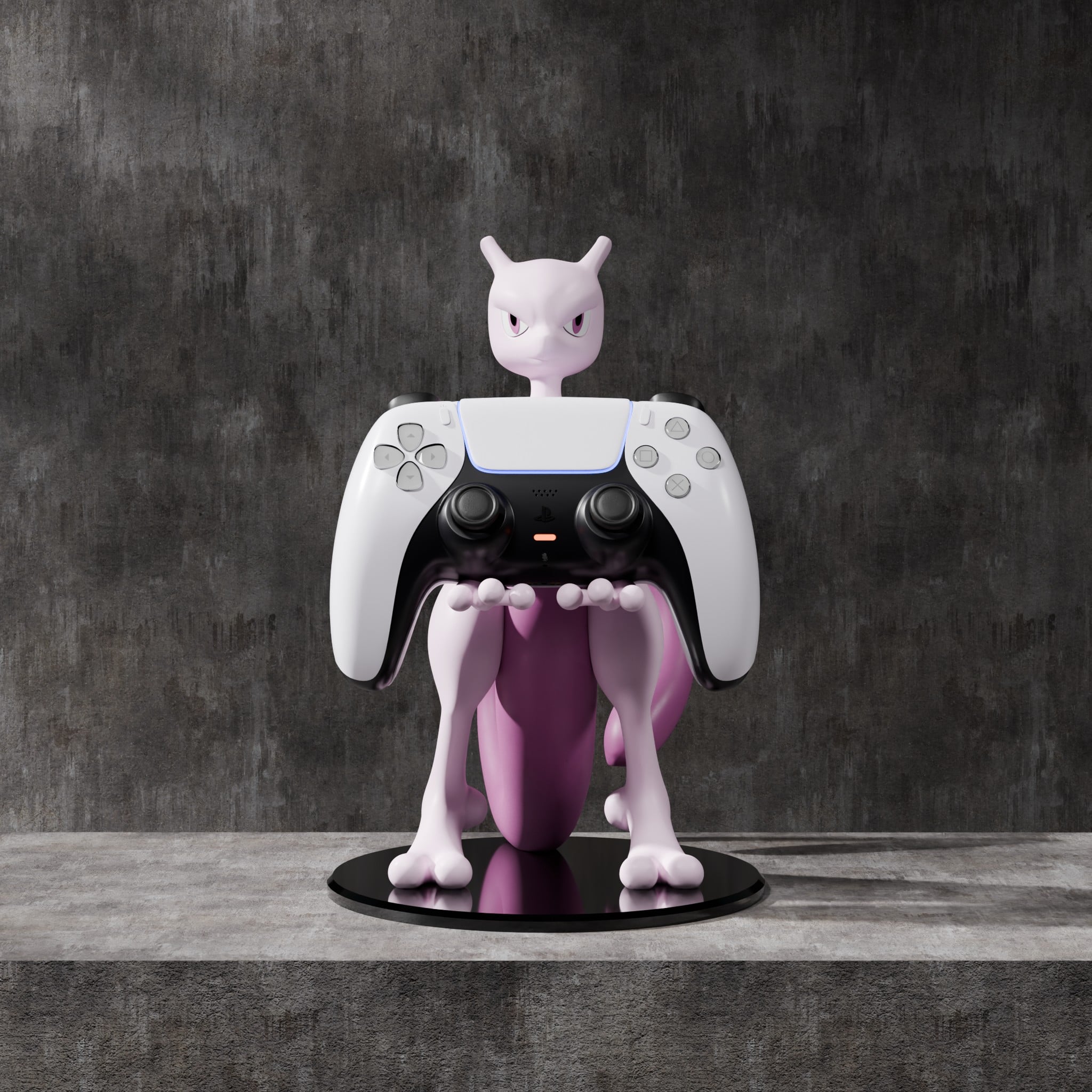Mewtwo Controller Stand 3d model