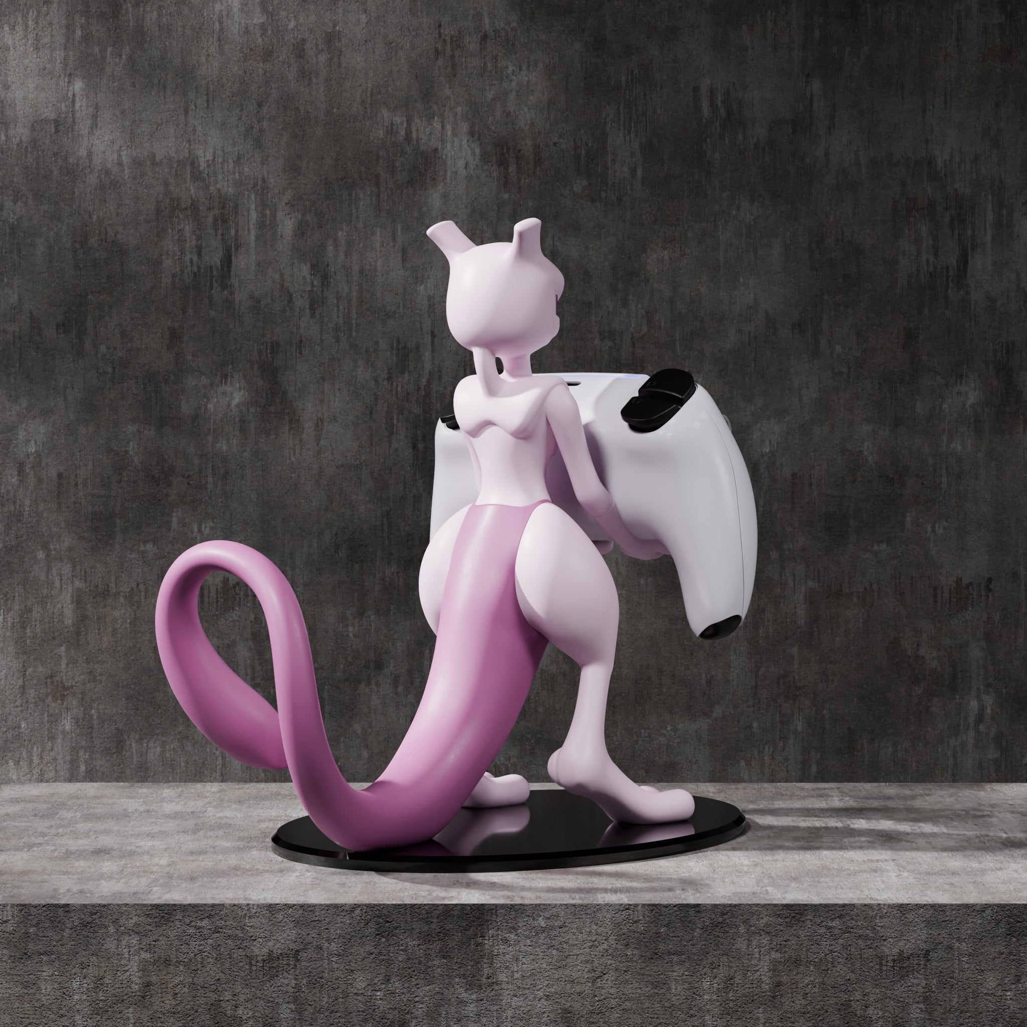 Mewtwo Controller Stand 3d model