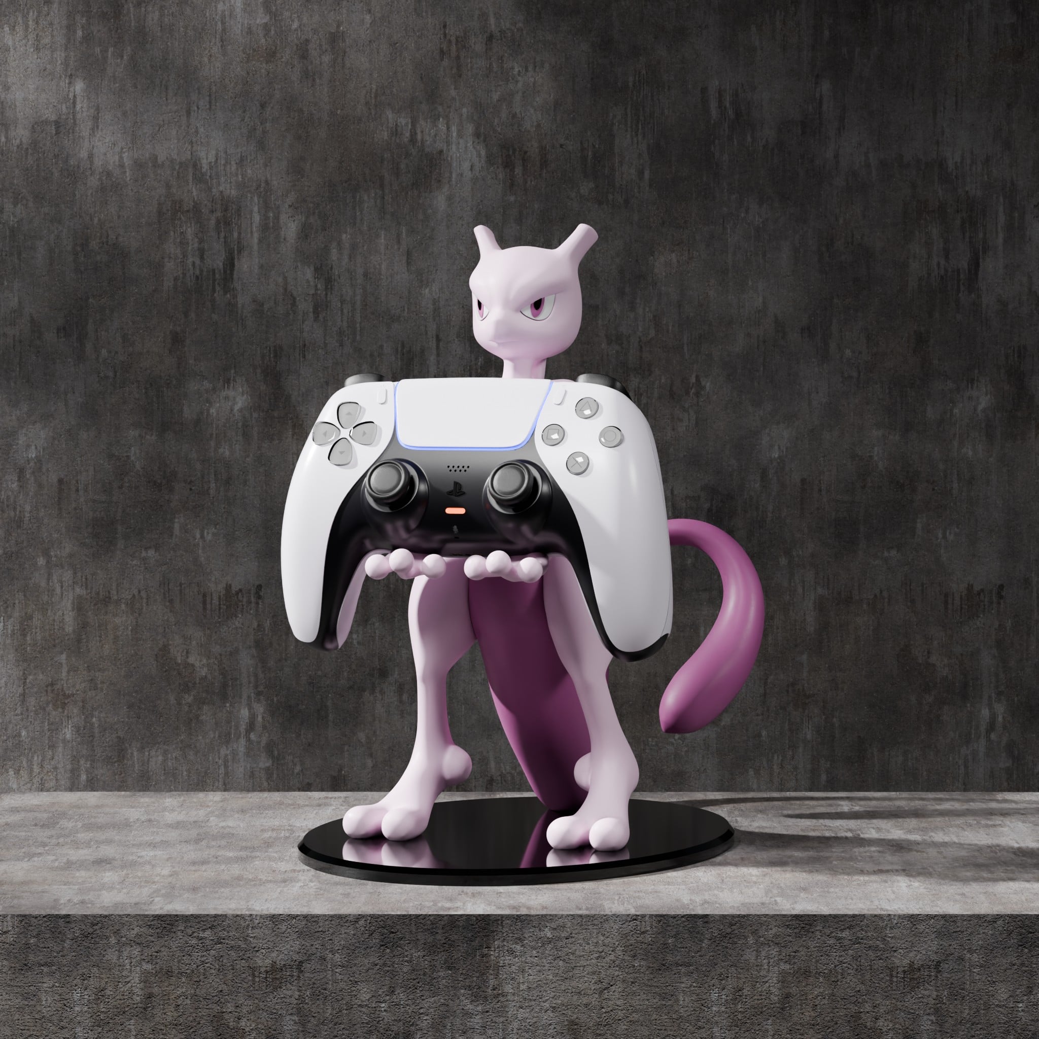 Mewtwo Controller Stand 3d model