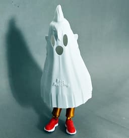 Dancing Articulated Ghost โ Fully Posable Walking Ghost - 3D Printable Kinetic Character 3d model