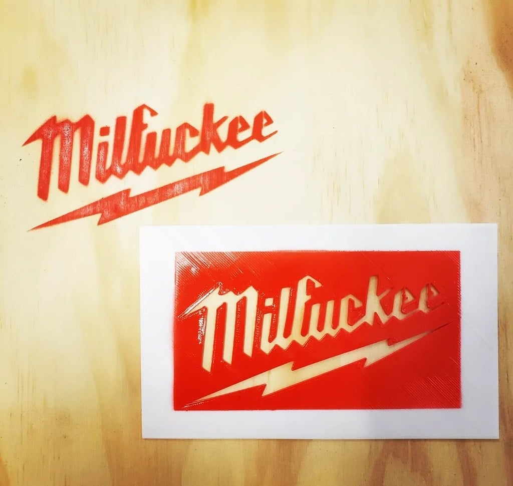 Milwaukee Stencil 3d model