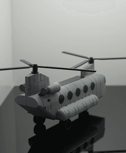 The Cargo Helicopter! 3d model