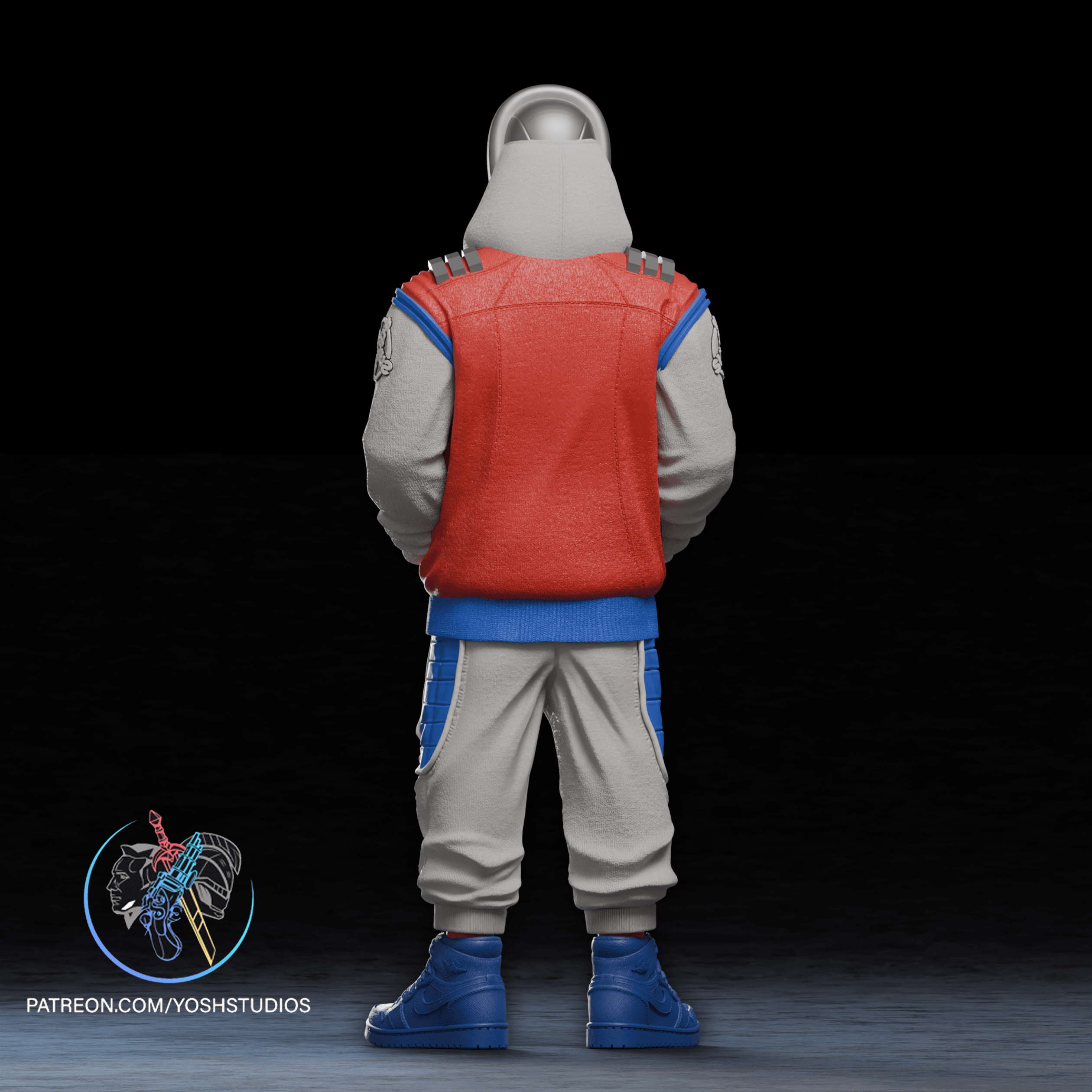 Urban Peacemaker Statue 3D Printer STL File 3d model
