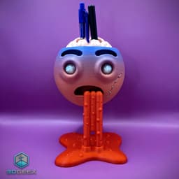 Zombie Emoji Pencil Holder 3d model