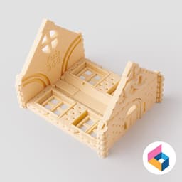 Foldable_Cookie_House 3d model