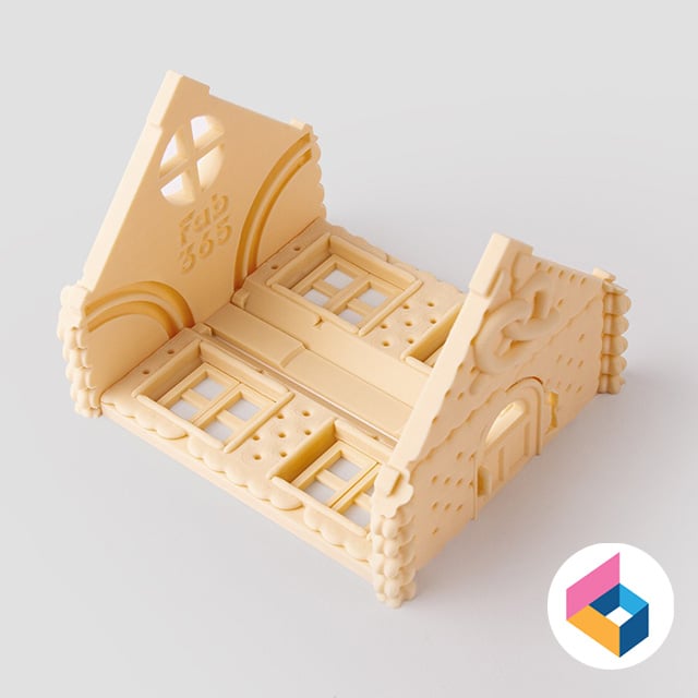Foldable_Cookie_House 3d model