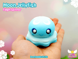 Moon Jellyfish Spinner 3d model
