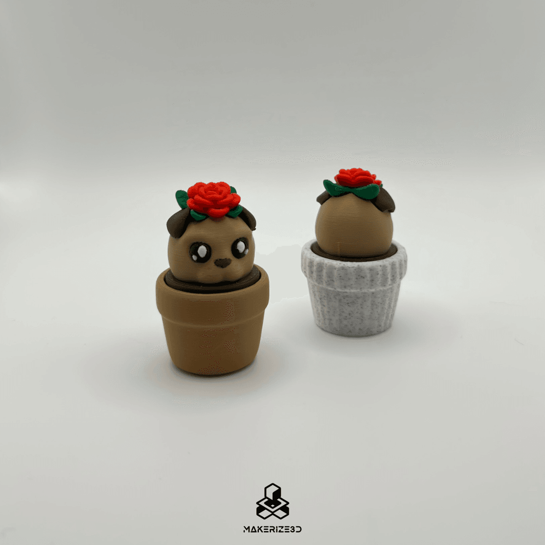Potted Flower Buddies Clickers 3d model
