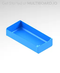 2x1x4 LU - MultiBin Simple Drawer 3d model