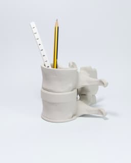 Vertebra - Pen Organizer 3d model