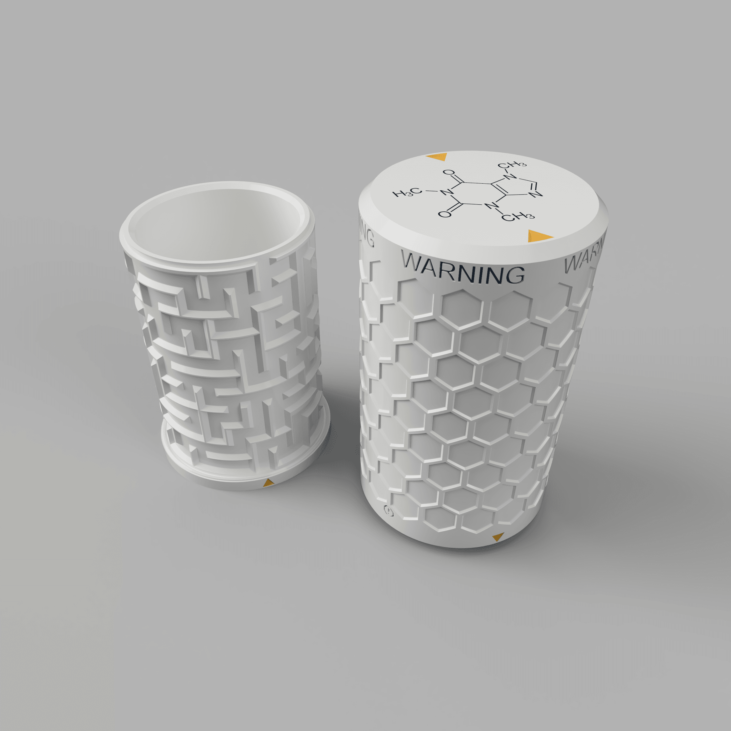 Futuristic Mazed Can Capsule (Remix of Blank Can Cup RETURNS!) 3d model
