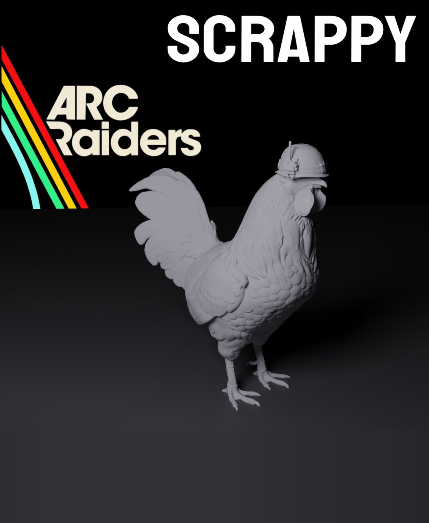 ARC Raiders Scrappy the Chicken 3d model
