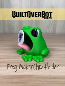 Frog MakerChip Holder 3d model