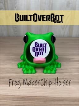 Frog MakerChip Holder 3d model