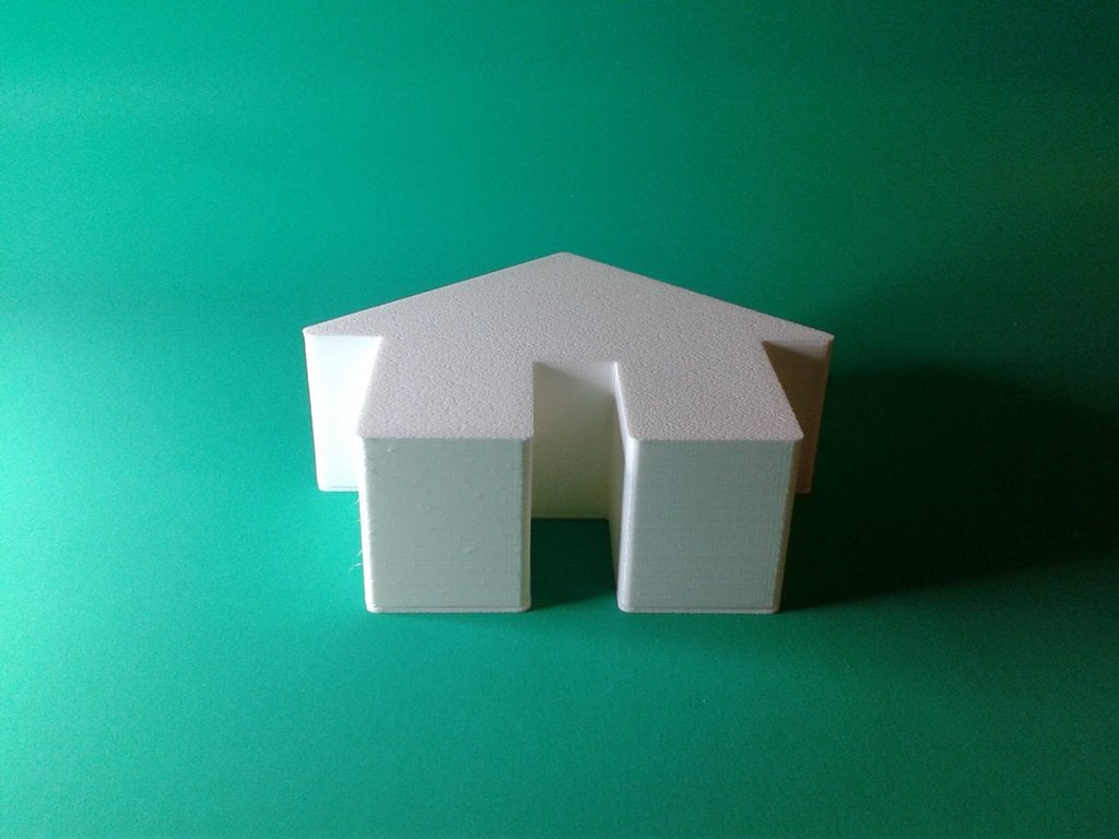 House, nestable box (v1) 3d model