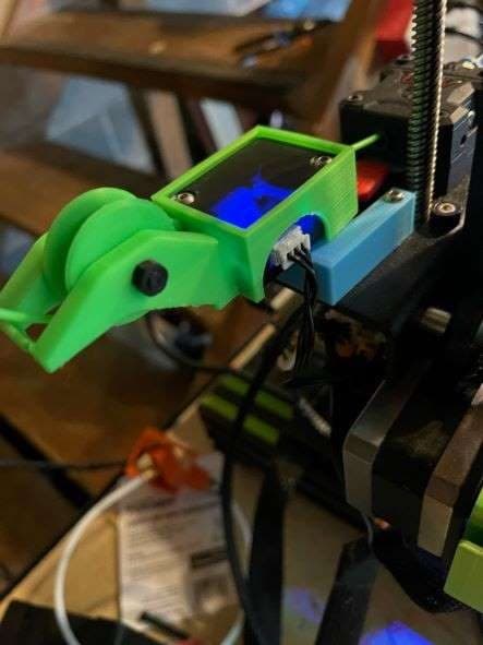 Cr-6 se Filament sensor roller 3d model