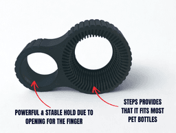 BOTTLE OPENER / PET CAP OPENER 3d model