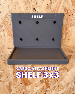 Shelf 3x3 - Cargo Attachment 3d model