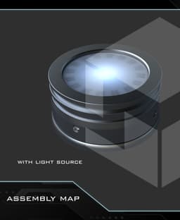 Mandalorian light up Holopuck 3d model