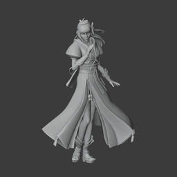 Azai Nagamasa Samurai 3d model