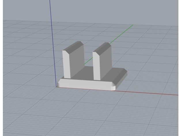 Raspberry Pi USB Port Cover 3d model