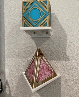 Star Wars Jedi and Sith Holocron Wall Mount 3d model