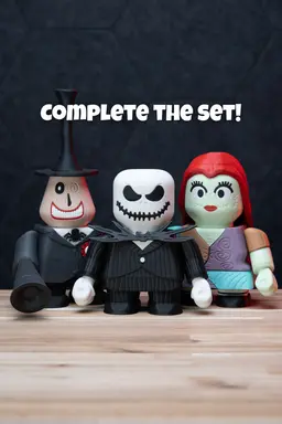 Chunky Mayor - The Nightmare Before Christmas Kit | No Supports, No AMS, No Glue 3d model
