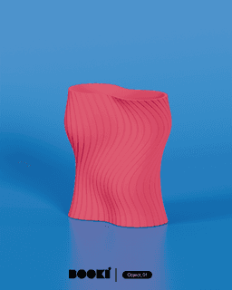 Geometric, Organic - vase | object 1 3d model