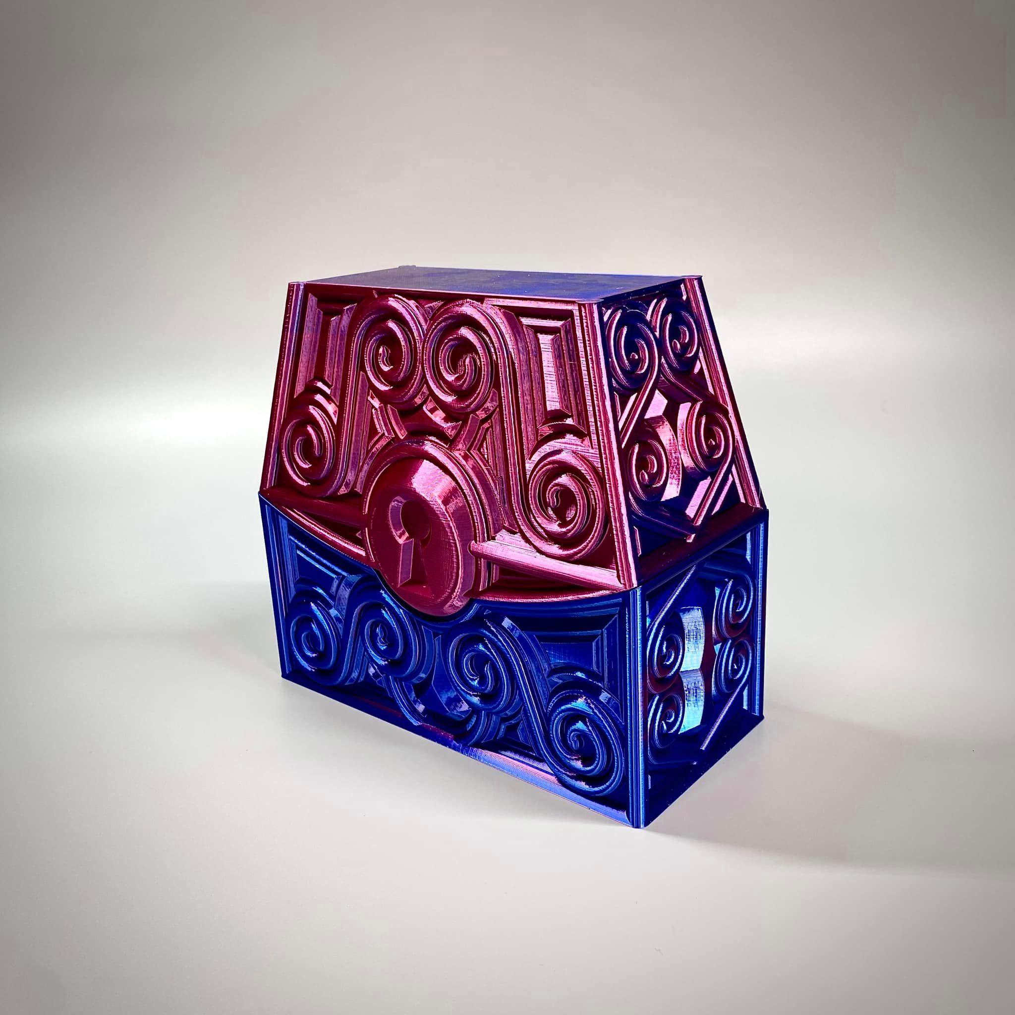Print In Place Treasure Chest 3d model