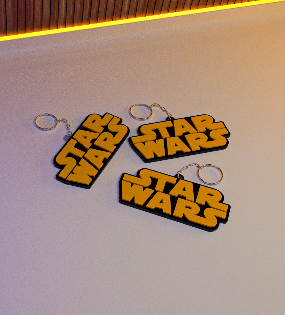 STARWARS - KEYCHAIN 3d model