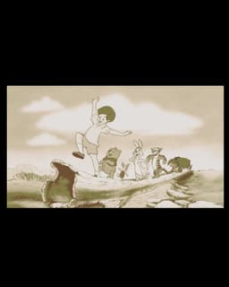 Winnie the Pooh fan art - Friends of Christopher Robin - Hueforge art 3d model