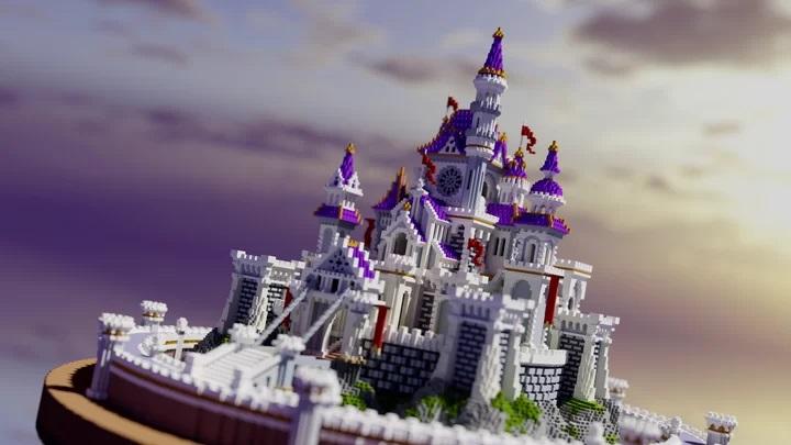 Minecraft Toy Castle 3d model