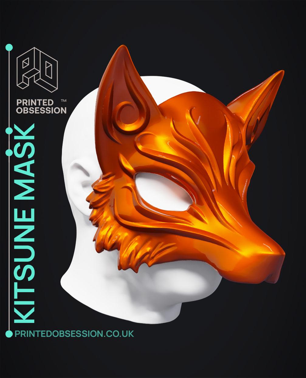 Kitsune Mask - Japanese Wearable 3d model