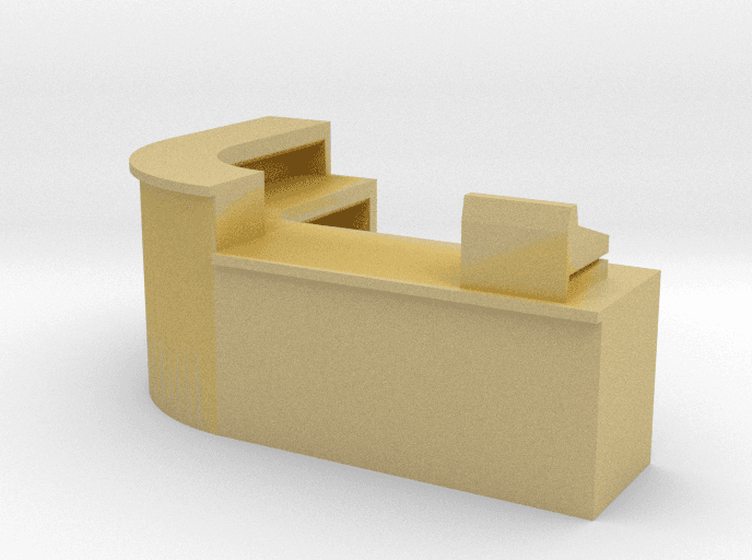 N Scale Shop Counter 3d model