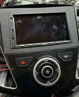 7in to 9in double DIN adapter 3d model