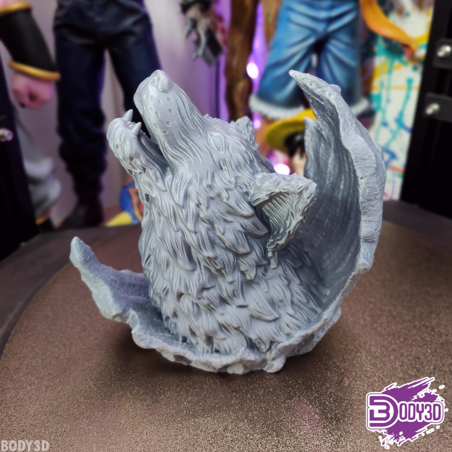Howling Wolf 3d model