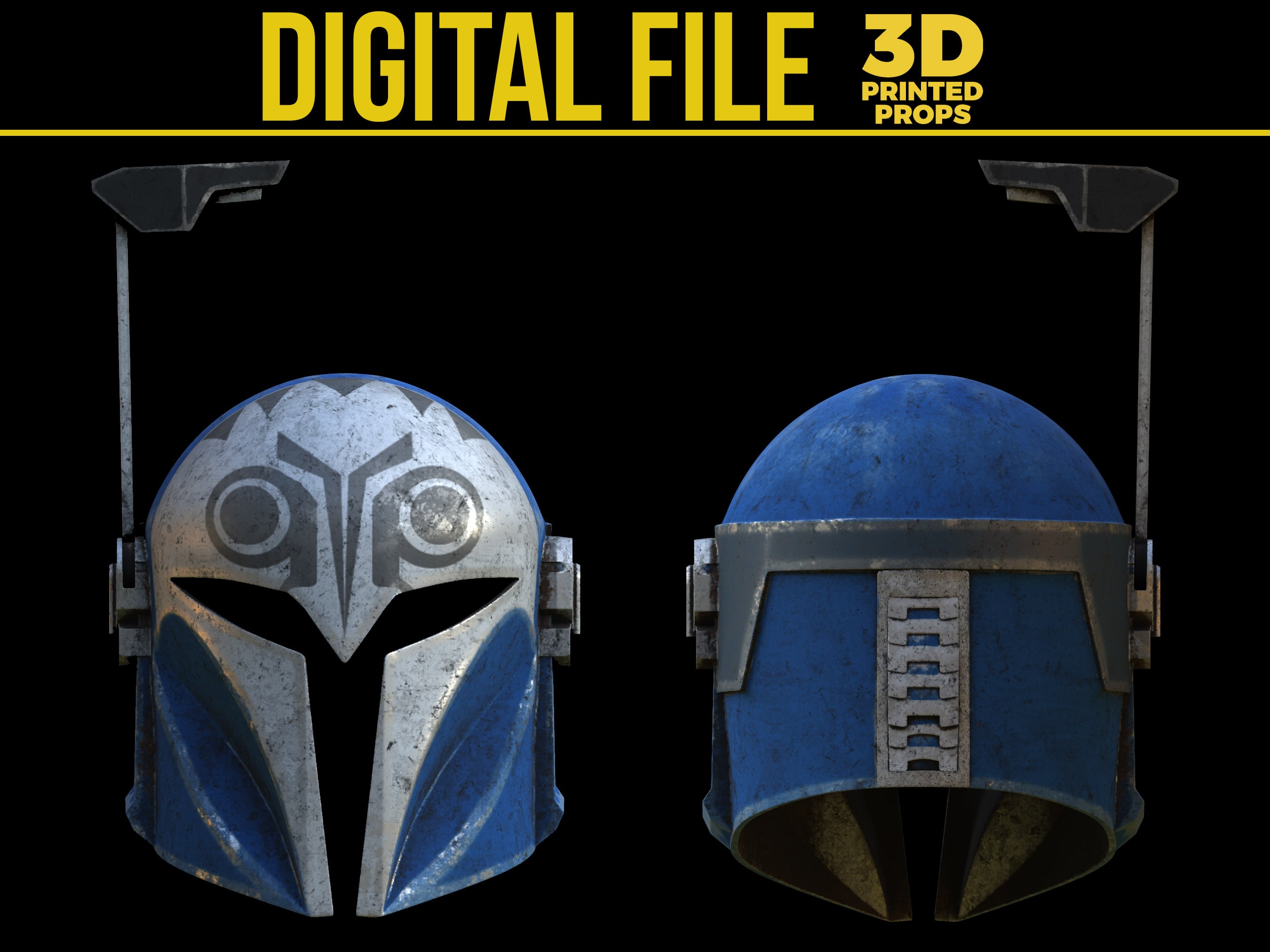 Bo-Katan Helmet from The Mandalorian 3d model