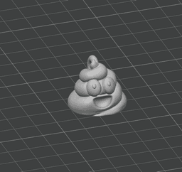 Poop Emoji Keychain in Breakable Easter Egg - Funny Flexi Toy - No Supports 3D Print STL/3MF 3d model