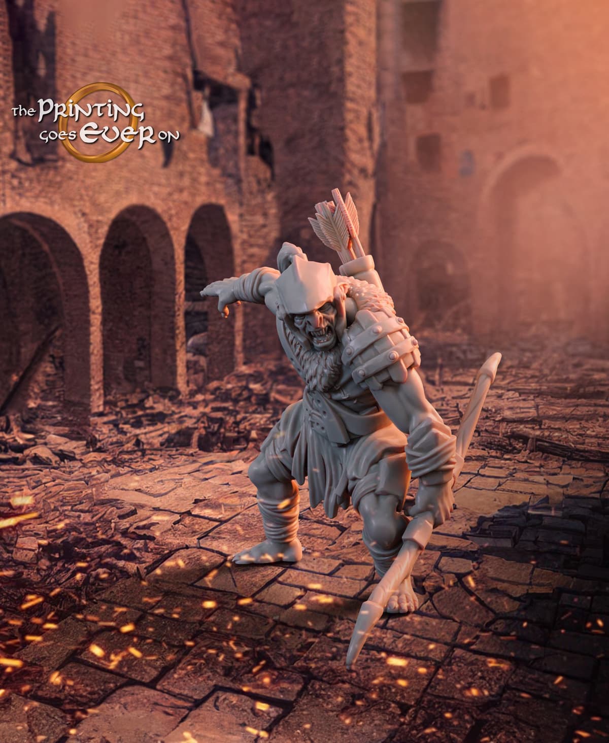 Assault Orc Archer - A 3d model