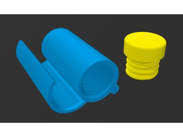 Smartphone Holder Tube Cable Storage Container Stand 3d model